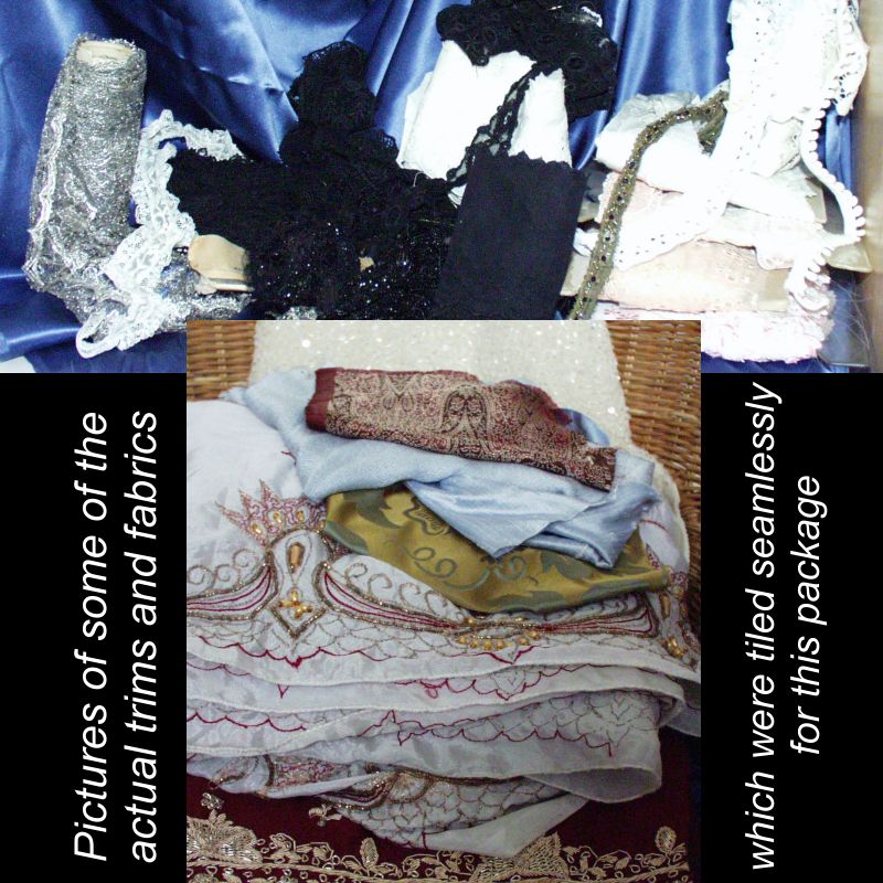 Antique Fabrics 'n Trims treasure chest