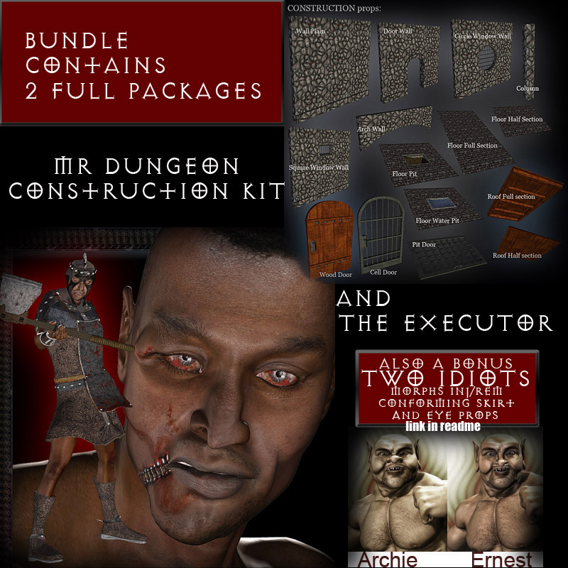 The Executor & Dungeon construction Kit Bundle Mint3D