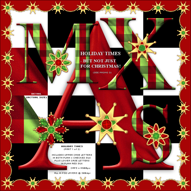 AlphaGems Holiday Times Set 1