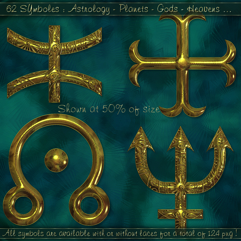 Laced Metal Symbols 2D Cyriona