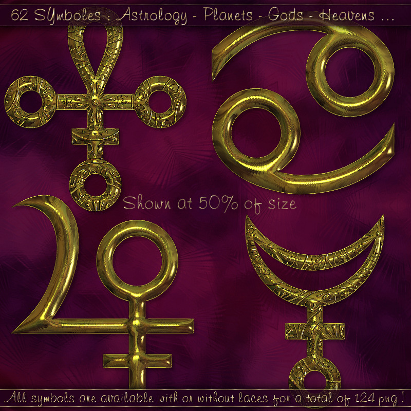 Laced Metal Symbols 2D Cyriona