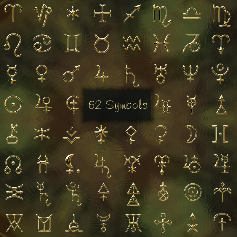 Laced Metal Symbols 2D Cyriona