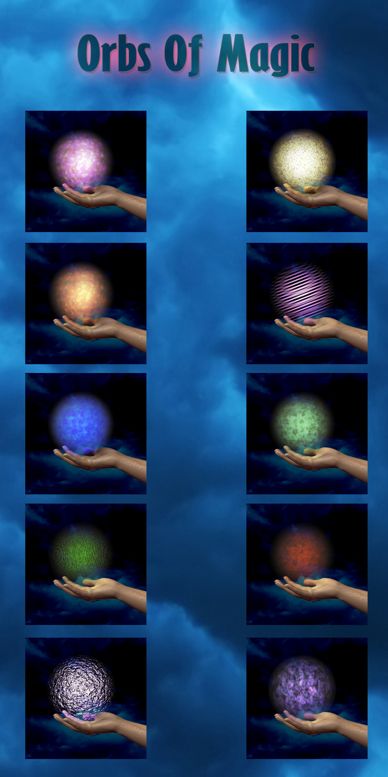 CG Orbs of Magic Poser ChristineG