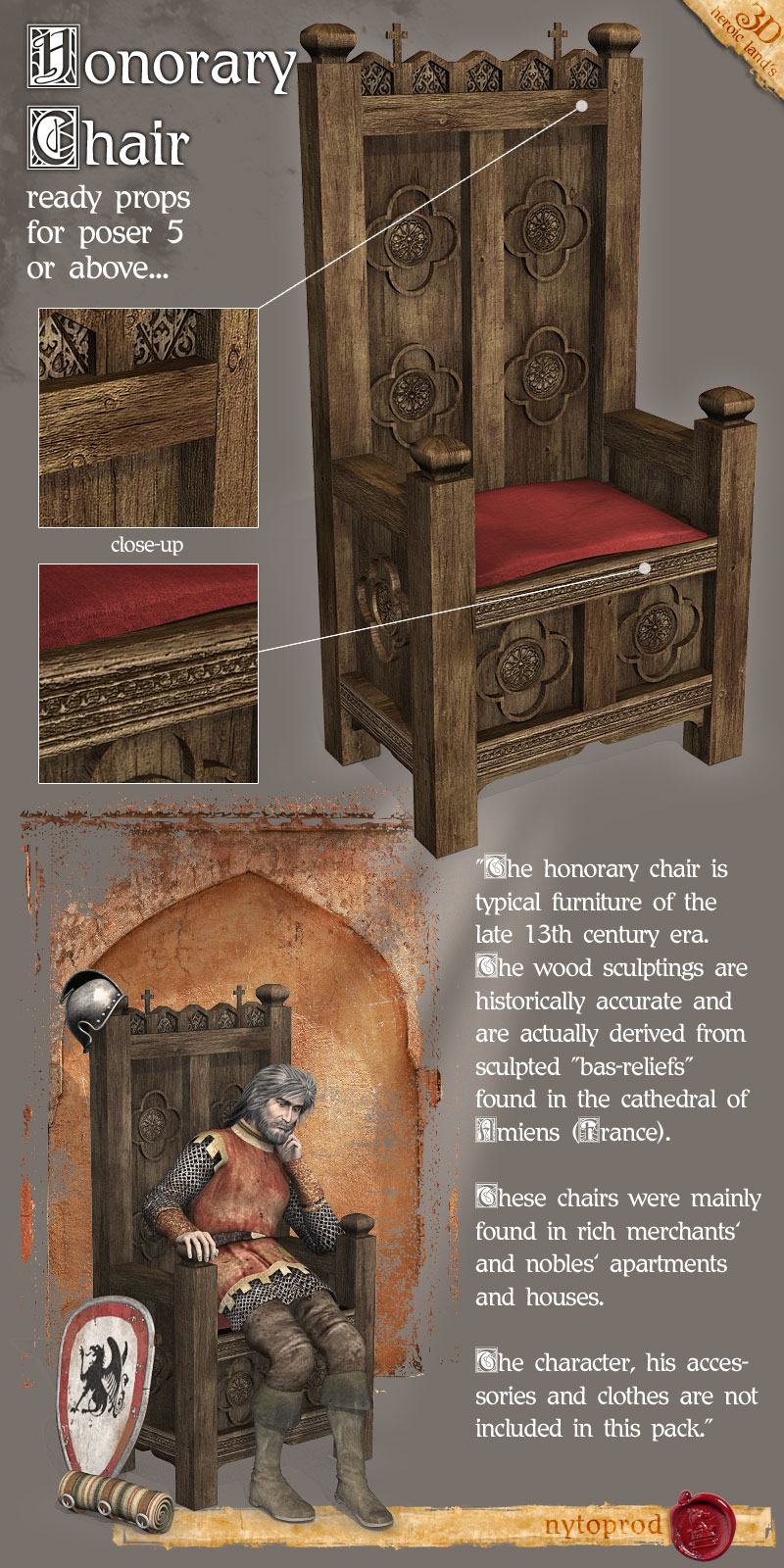 Honorary chair Themed Poser Nytoprod