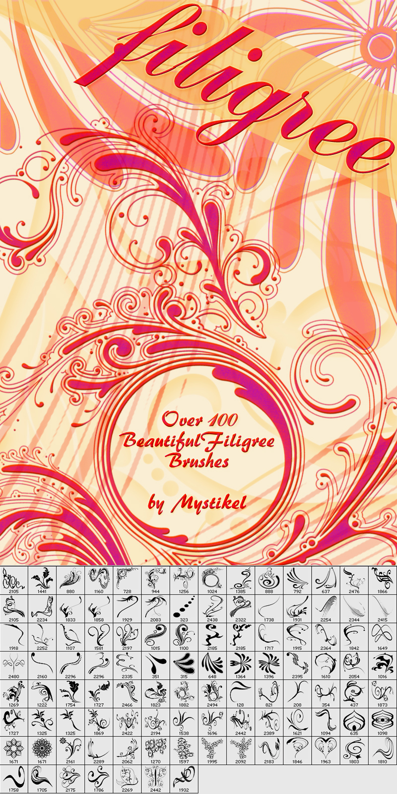 Filigree Brushes 2D mystikel