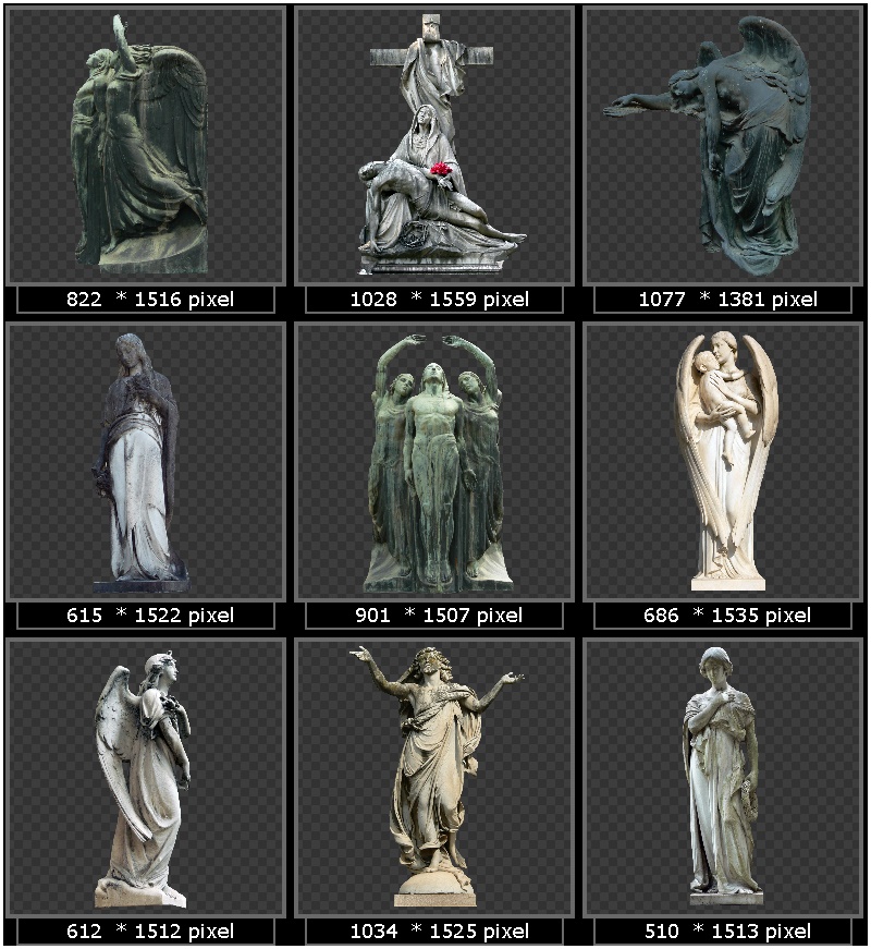 Primus Texture Editions vol.28 Statues Stone and Metal 2D kelc