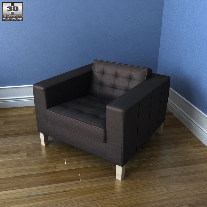 Armchair KARLSTAD 3D Model. humster3d