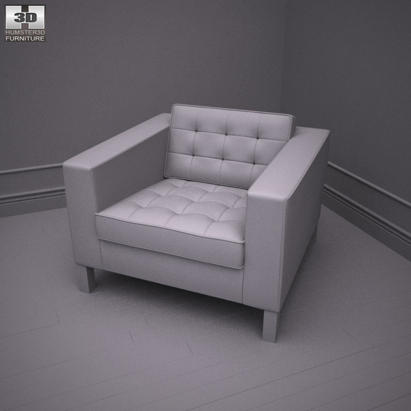 Armchair KARLSTAD 3D Model. humster3d
