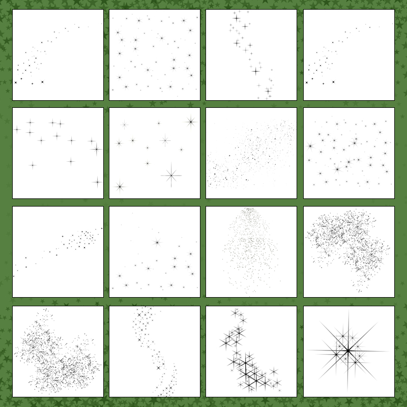 Brushes Stardust 2D Graphics Atenais