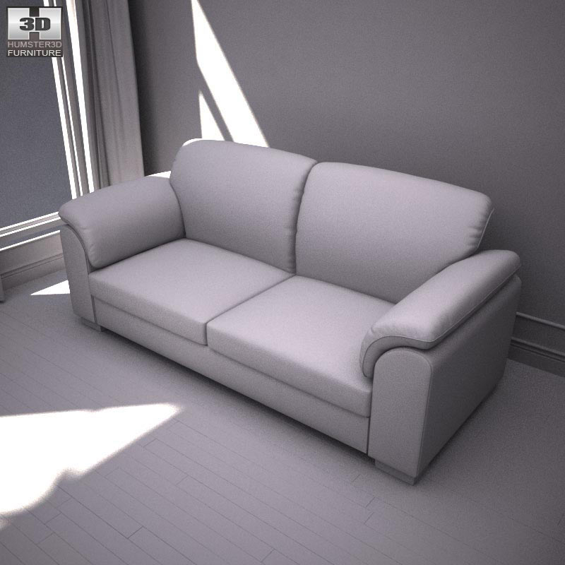 Sofa threeseat Tidafors 3D Model Props/Scenes/Architecture humster3d