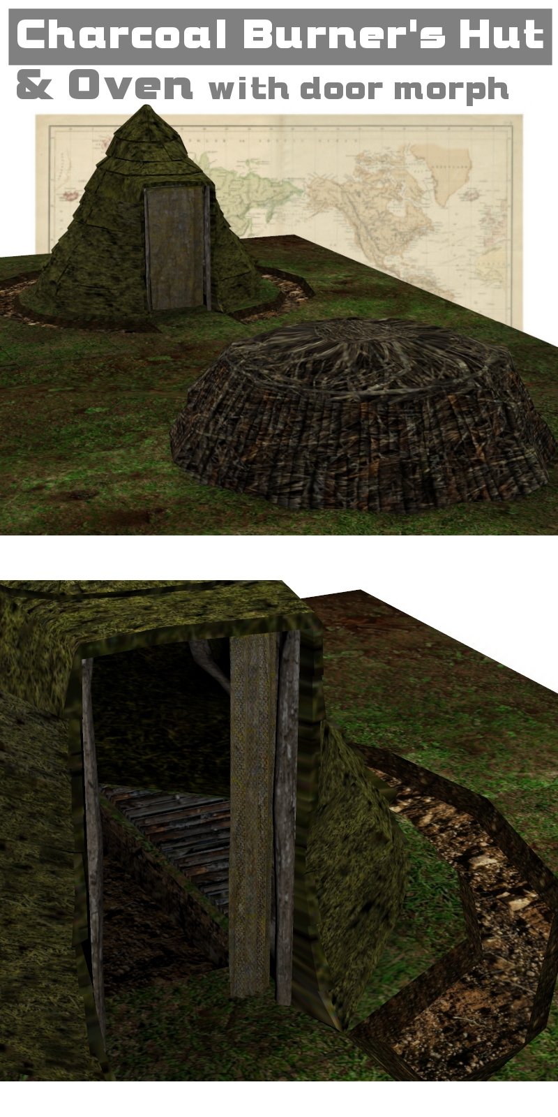 Charcoal Burner's Hut and Oven IanMPalmer