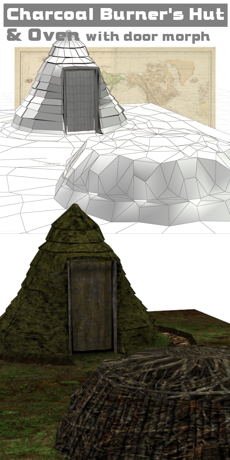 Charcoal Burner's Hut and Oven IanMPalmer