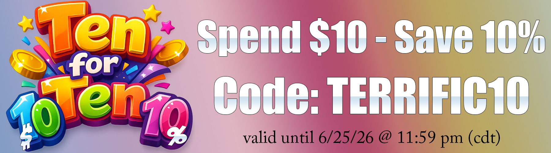 Ten for Ten Coupon