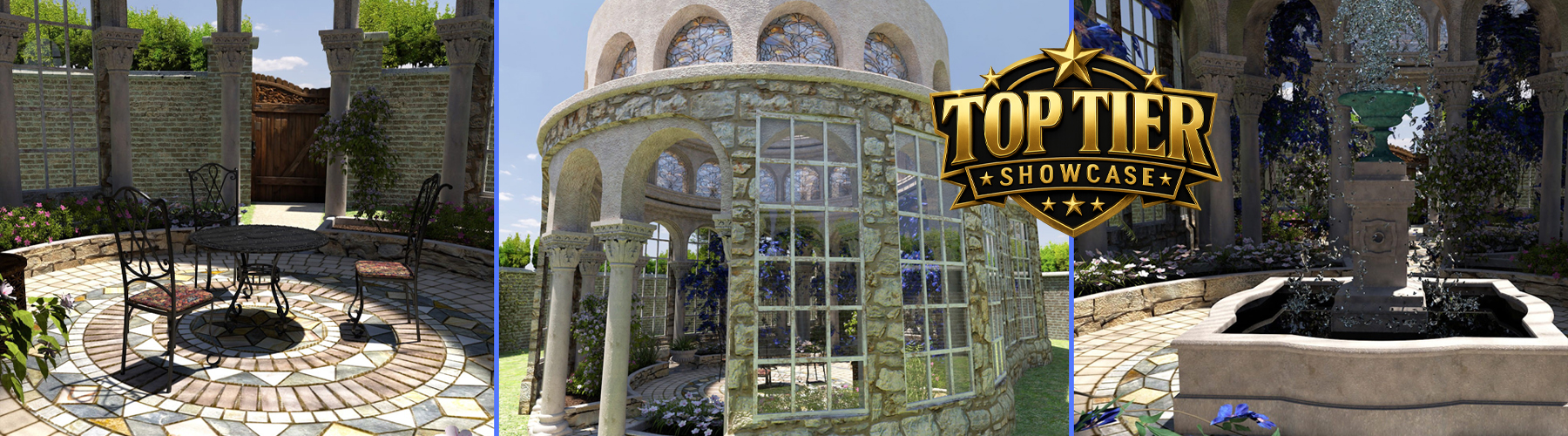 BlueTreeStudio - TTS - The Garden Room for Daz Studio and Poser