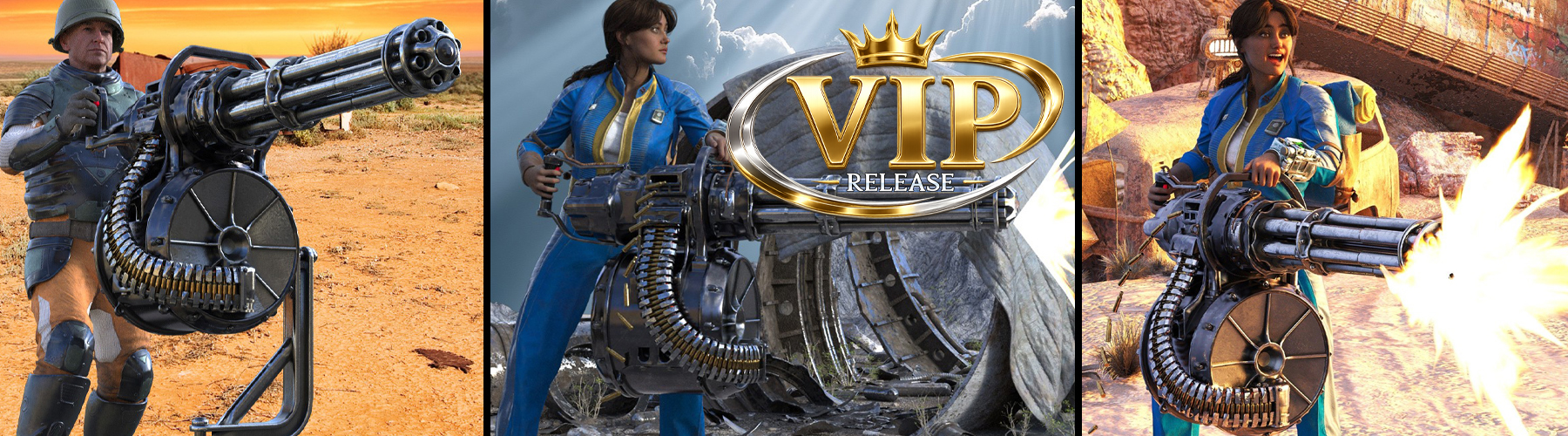 Cybertenko - VIP - Military Minigun for Daz