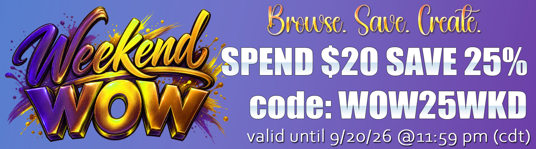 Weekend Wow Coupon