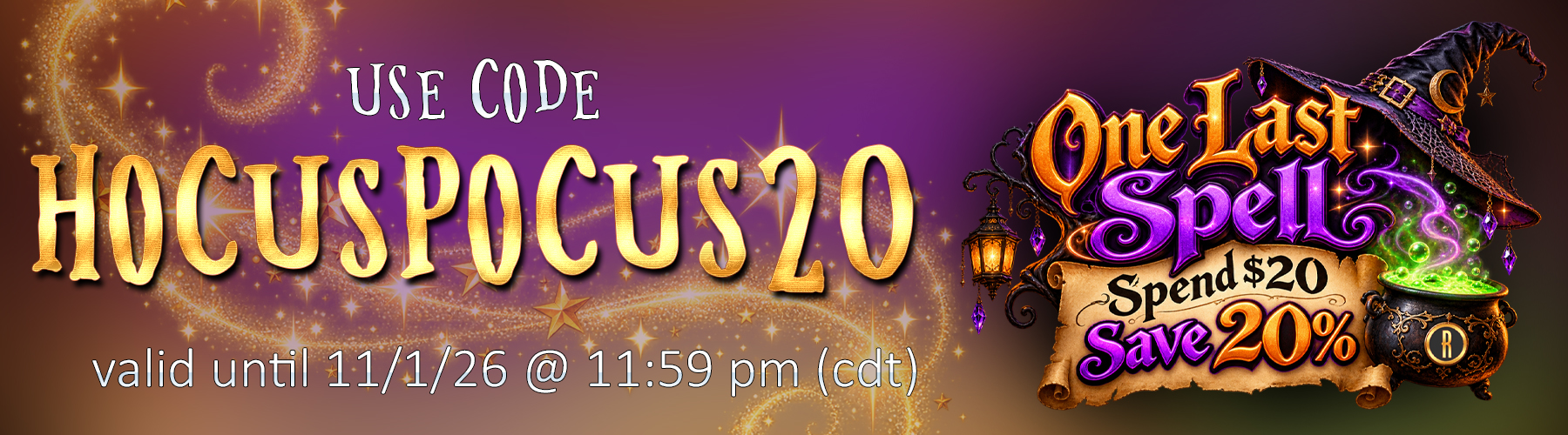Hocus Pocus Coupon