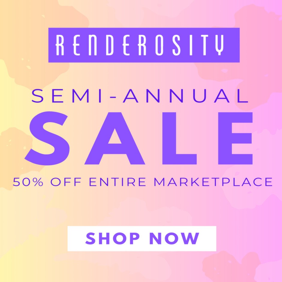 Renderosity's 2024 SemiAnnual Store Sale EXTENDED Renderosity